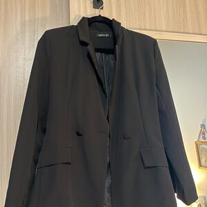 Black Women's Blazer by Boohoo